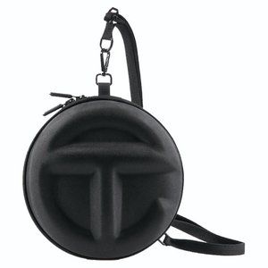 Black Large Telfar Pill Circle Round Bag